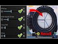 Best sensitivity setting 2023  zero recoil sensitivity  pubg mobilebgmi