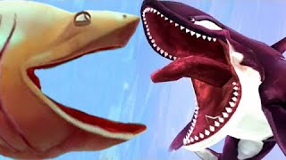 Hungry Shark World - Killer Whale vs Tiger Shark - New Mission Update - All Sharks Unlocked Gameplay screenshot 5