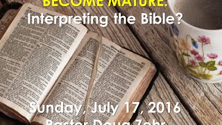 Oak Grove Message 07172016