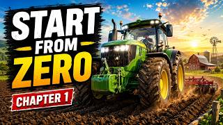 FS 18 journey - Chapter 1:  How to start FS 18 game? The Best Way to Start a Farm Efficiently