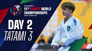 LIVE 🔴 World Cadet, Junior & U21 Championships Bielsko-Biala 2026 Day 2 – Tatami 3