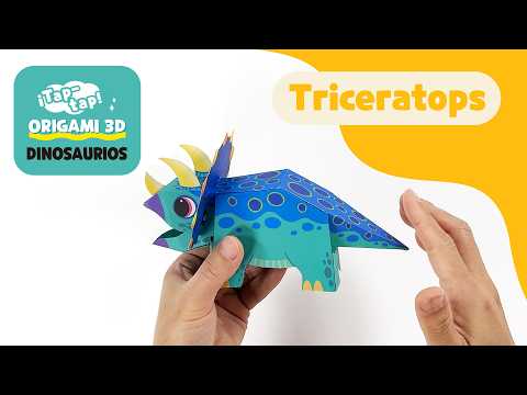 Origami 3D: Dinosaurios