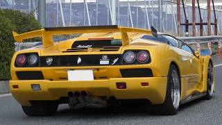 【大黒PA】ディアブロ、ウラカン、４５８、カルフォルニア様々なスーパーカーが登場！#daikoku #daikokupa #lamborghini #ferrari #スーパーカー