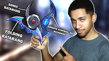 I Created Practical ADVANCED Batarangs...