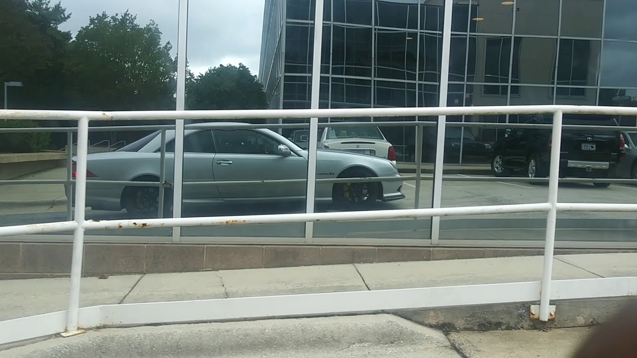 Cl55 amg/Window flexing - YouTube