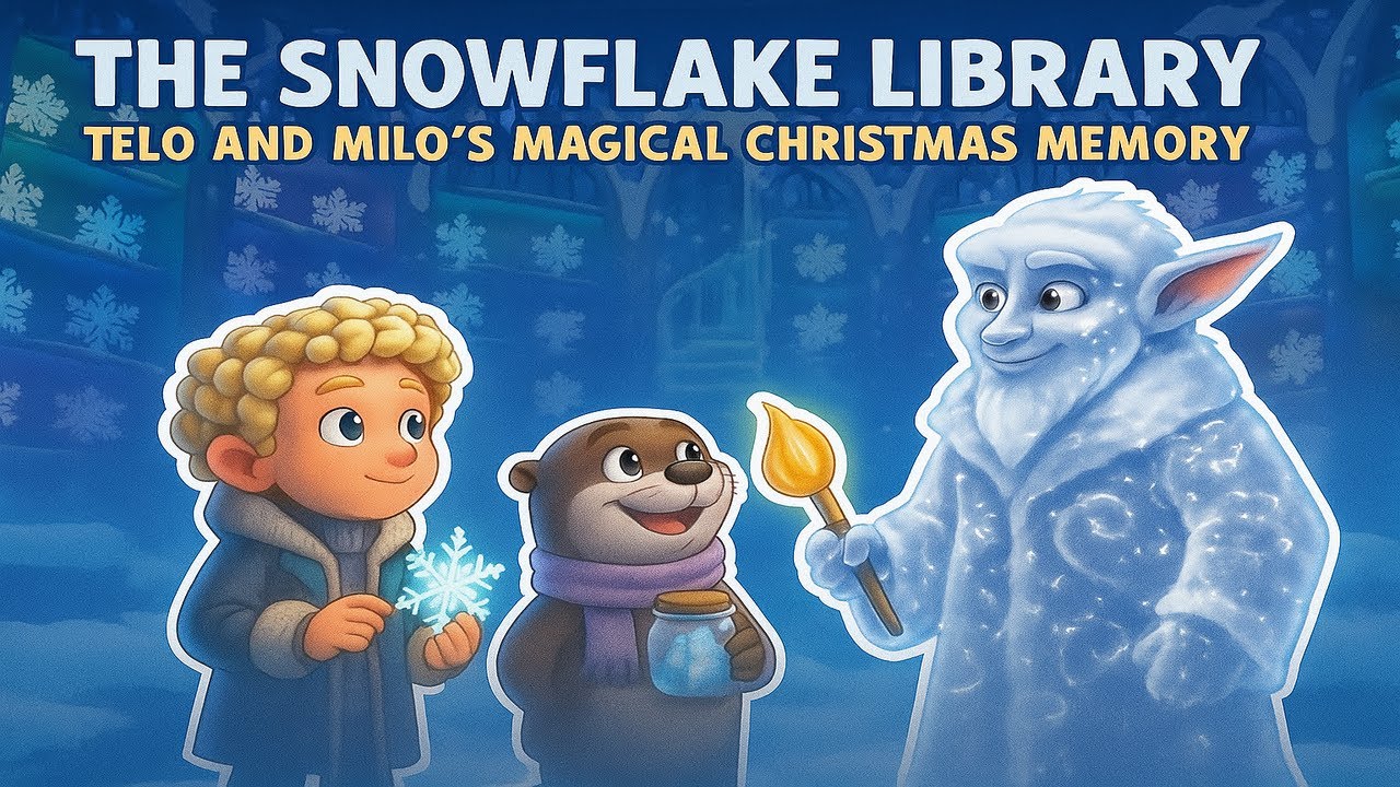 The Snowflake Library – Telo and Milo’s Magical Christmas Memory ❄️📖