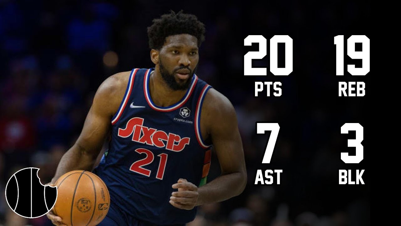 Joel Embiid Highlights 76ers vs. Nets 17th Apr 2023 YouTube