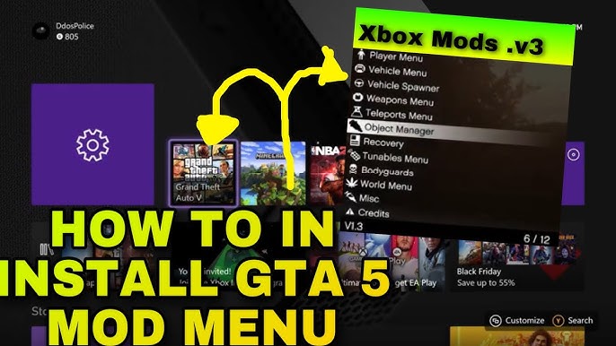 Gta 5 Xbox One Mods Usb, HD Png Download - vhv