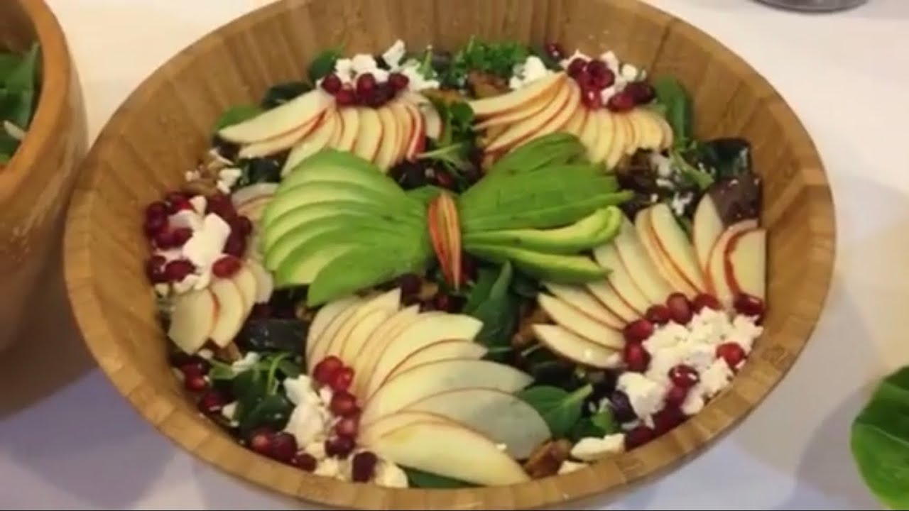 Pomegranate Avocado 🥑 Salad with Candied Walnuts ll OFW Kuwait 🇰🇼