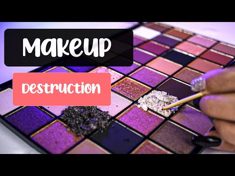 DISTRUGGO I MIEI TRUCCHI - ASMR Make Up Destruction | Asmr Ita | Asmr with Sasha