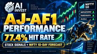 AJ-AF1 Performance Review: 77.4% Hit Rate, Stock Signals & NIFTY 10-Day Forecast