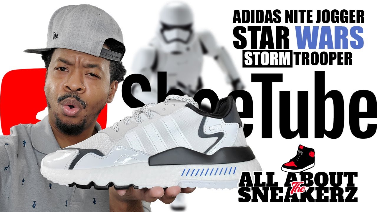 ADIDAS NITE JOGGER STAR WARS 'STORMTROOPER' UNBOXING & REVIEW!! I'VE SLEPT  ON THESE LONG ENOUGH!! - YouTube