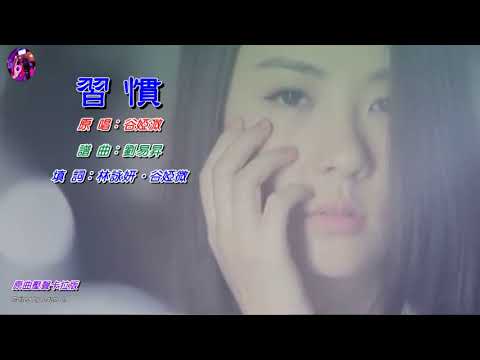 習慣〈華語〉谷婭微〈原曲壓聲卡拉版〉