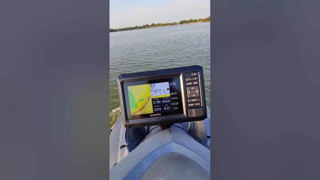 garmin 53cv UHD2 depth finder on yamaha waverunner YouTube