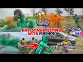 Holi stash testing with friends 2024   colour jet  balloons  pichkari