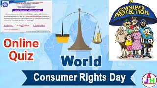 World Consumer Rights Day Quiz | Online Quiz Certificate