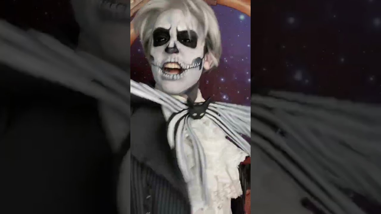 Upgrading the grocery store jack skellington costumes