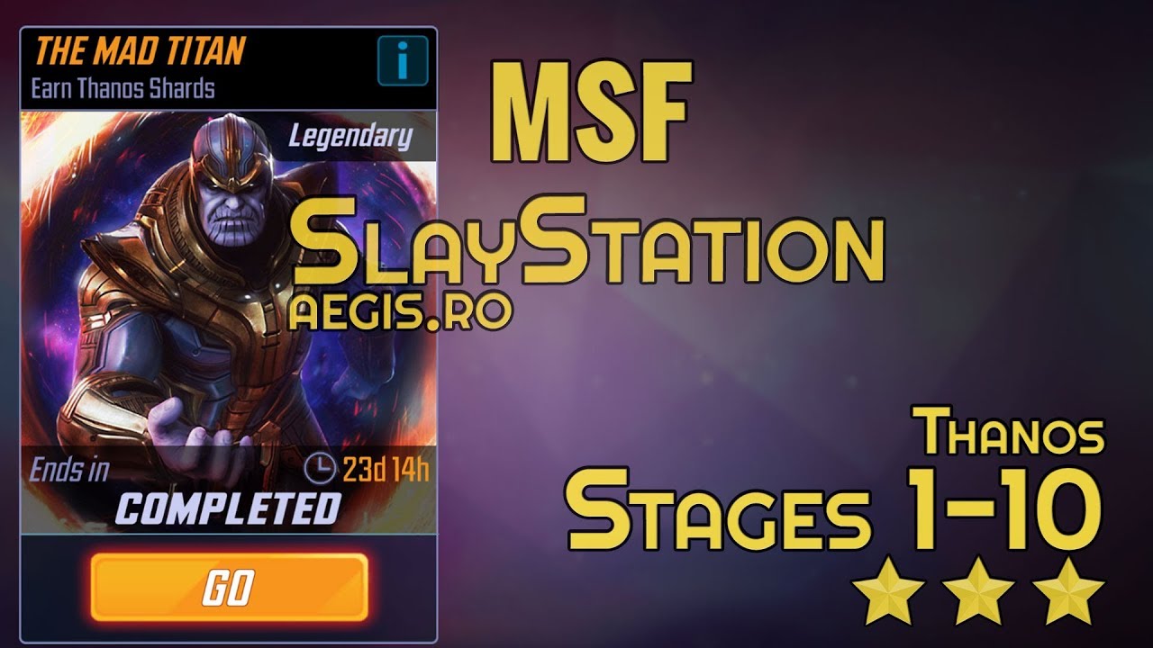 MSF The Mad Titan, Legendary Event, All Stages YouTube