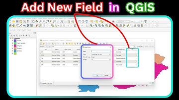 How to Add a New Field in Attribute Table in QGIS | Simple QGIS Tutorial for Beginners