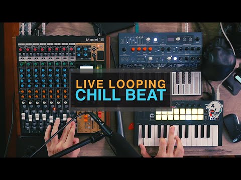 Ableton Live Looping Performance | TASCAM Model 12, Novation Launchkey Mini, and Arturia Microfreak