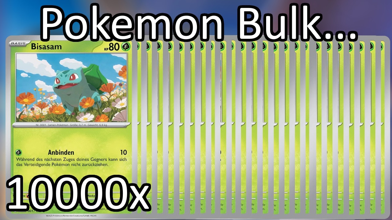 So verkaufe ich meine Bulk Pokemon Karten!