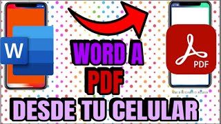 Convert Word Documents To Pdf From Your Android And Ios Mobile Phone Without An Application