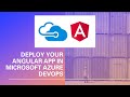 How to Deploy your Angular application in Azure DevOps
