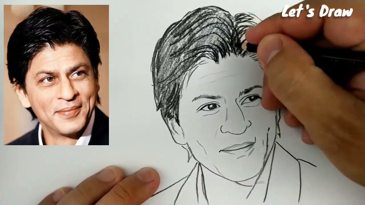 How to draw south indian famous actor allu arjun drawing/step by step/ easy  for bignners/(giveaway) - YouTube
