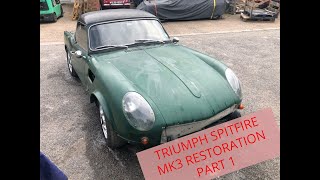 Triumph Spitfire MK3 Restoration part 1