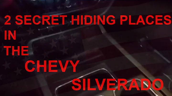 2 secret compartments in the Chevy Silverado LTZ Z71 - chevrolet and GMC new truck 2019 silverado