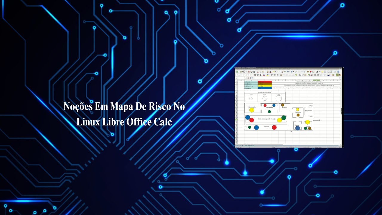 Noções Em Mapa De Risco No Linux Libre Office Calc - YouTube