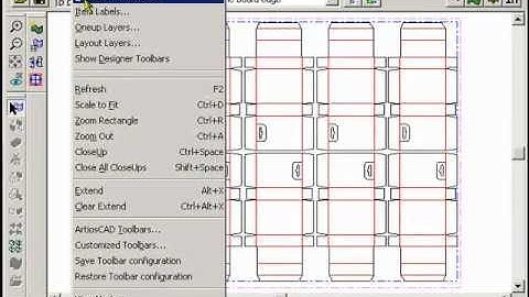 ArtiosCAD - Layout and Coating