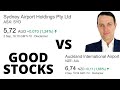 Australian shares - Sydney Airport vs. Auckland Airport Stocks