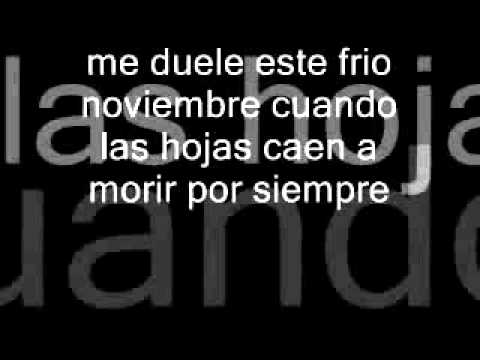 Noviembre sin ti Reik (letra)