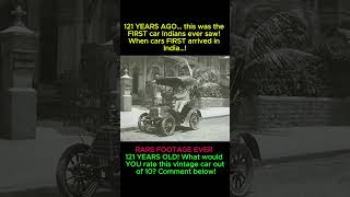 121-Year-Old Rare Car Footage From 1904 India Earliest Car Ever Seen In British Raj