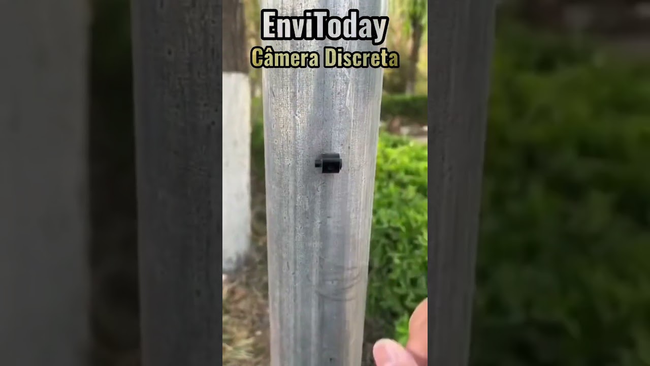 Mini câmera, de segurança Espiã Discreta.😨 #camera#segurança#aliexpress
