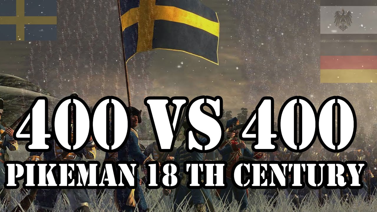 Пікінери 18 Швеції проти Прусії Козаки 3. 400x400. Pikeman Sweden vs Prussia (Germany) Cossacks 3