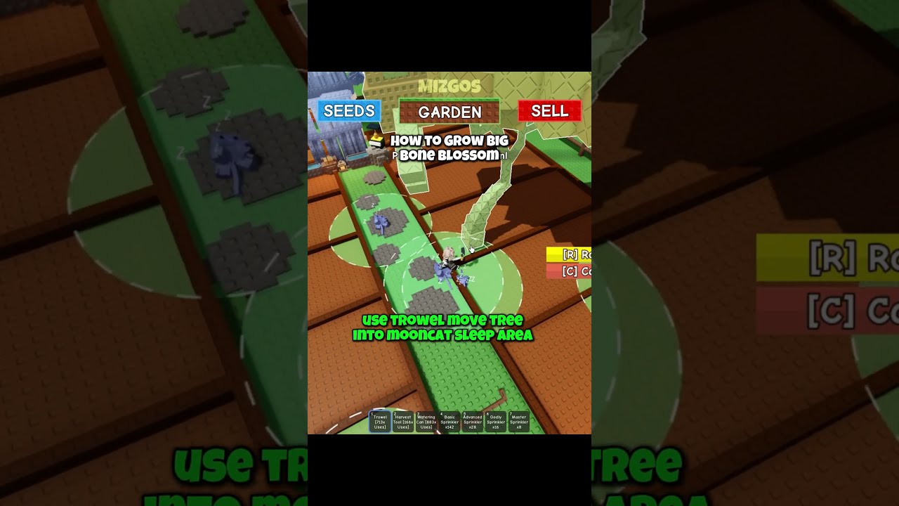 How To Grow Big Bone Blossom Growagarden Roblox Mizgos