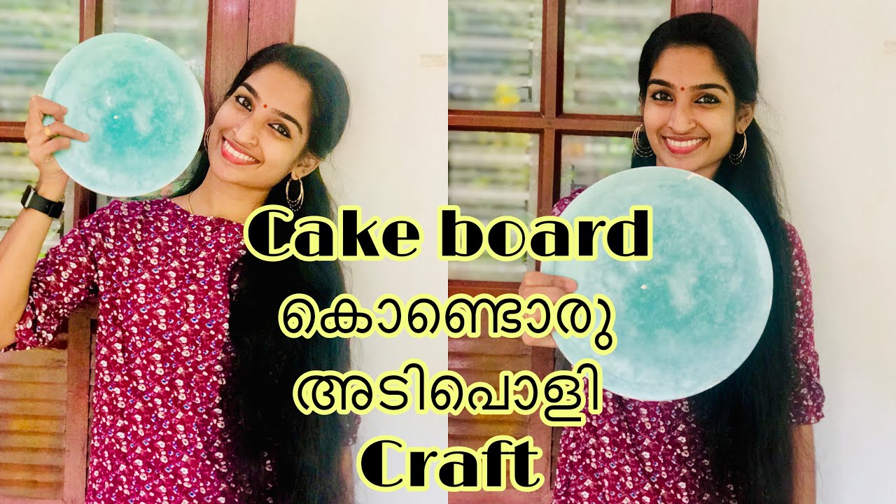 Cake board reusing idea| wall hanging| DIY| best out of waste|wall decor|ear buds craft|Aami’s Talks