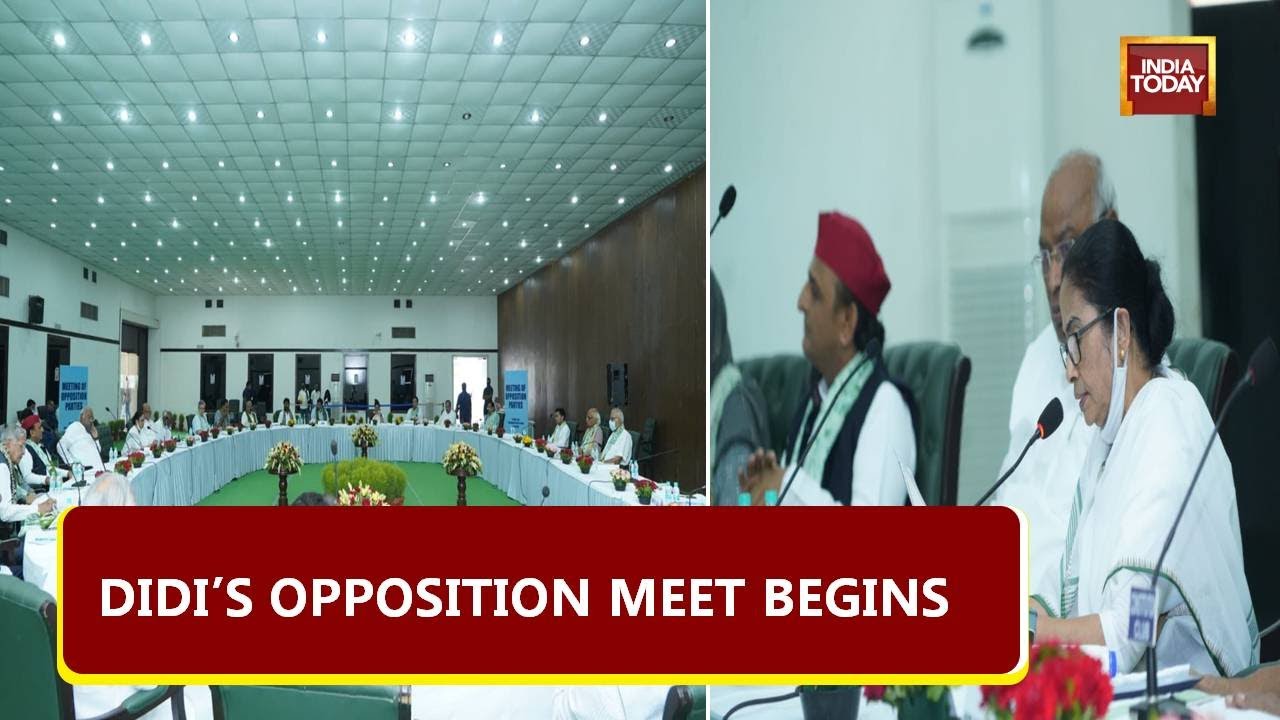 Opposition Meeting On Presidential Elections Begins: Abdullahs, Akhilesh Yadav & Others Attend