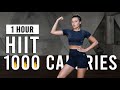 BURN 1000 CALORIES With This 1 Hour Cardio HIIT Workout | Full Body HIIT For Weight Loss