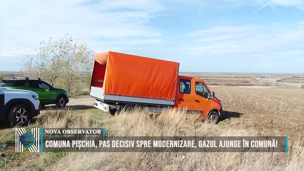 Comuna Pișchia, pas decisiv spre modernizare, gazul ajunge în comună!