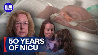 Hospital celebrates major neonatal milestone | 9 News Australia