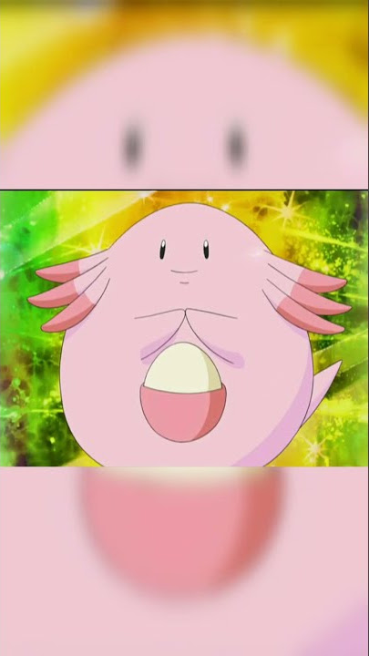 Brock's Happiny evolves into Chansey