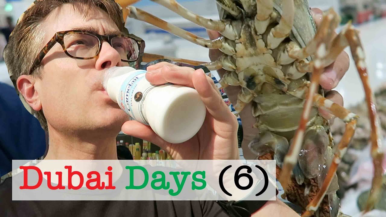 Dubai Waterfront Market, souqs, & camels milk