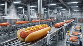 Inside a Hot Dog Factory | How Millions of Hot Dogs Are Made at Scale