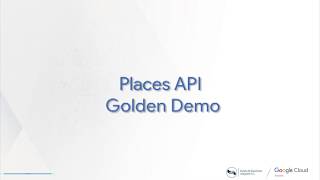 Google Maps Places API : Golden Demo