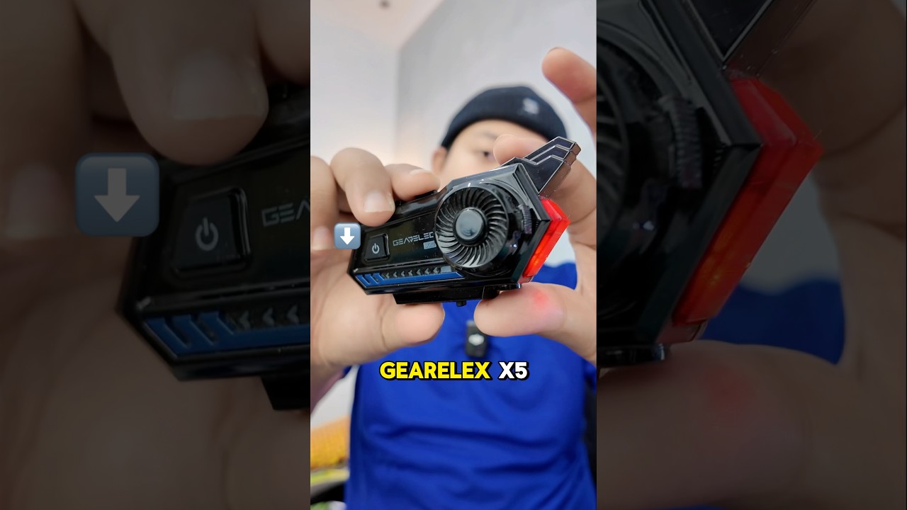 Gearelec X5 Headset Helm motor Bluetooth 