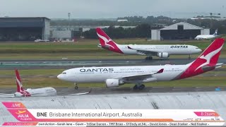 🔴 LIVE Brisbane Airport Plane Spotting | SUNDAY Morning RUSH