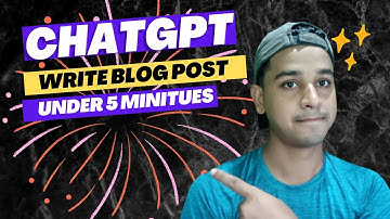 How to Write 3k words blog Post under 5 Minitues with ChatGPT For Free